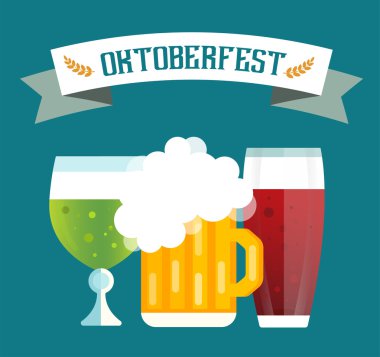 Bira şişe işareti Icons set vektör