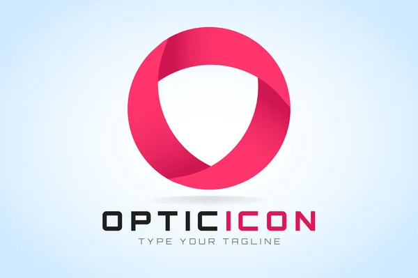 Tecnologia órbita web anéis logotipo — Vetor de Stock