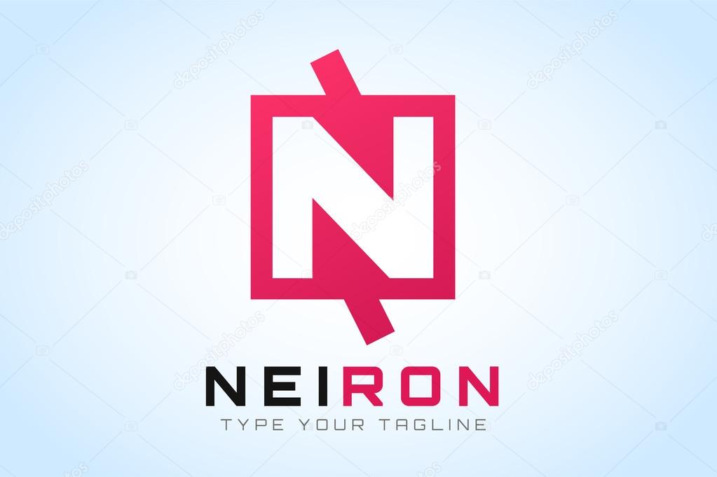 N letter vector. N logo icon template. N symbol silhouette. N isolated icon, N line style letter, N logotype, N logotype, N modern symbol, N company name brand. N letter vector company brand name