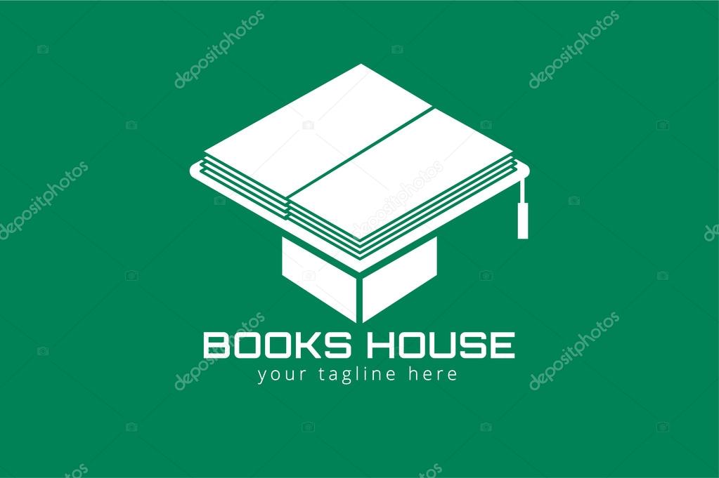 Books vector logo icon