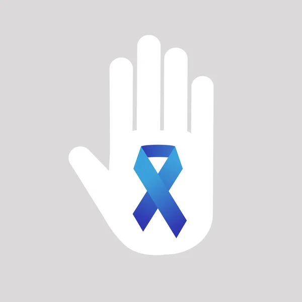 Stop cancer medical logo icon concept. — Stock vektor