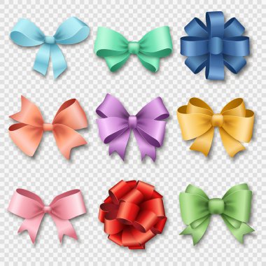 Ribbons set for Christmas or Birthday gifts