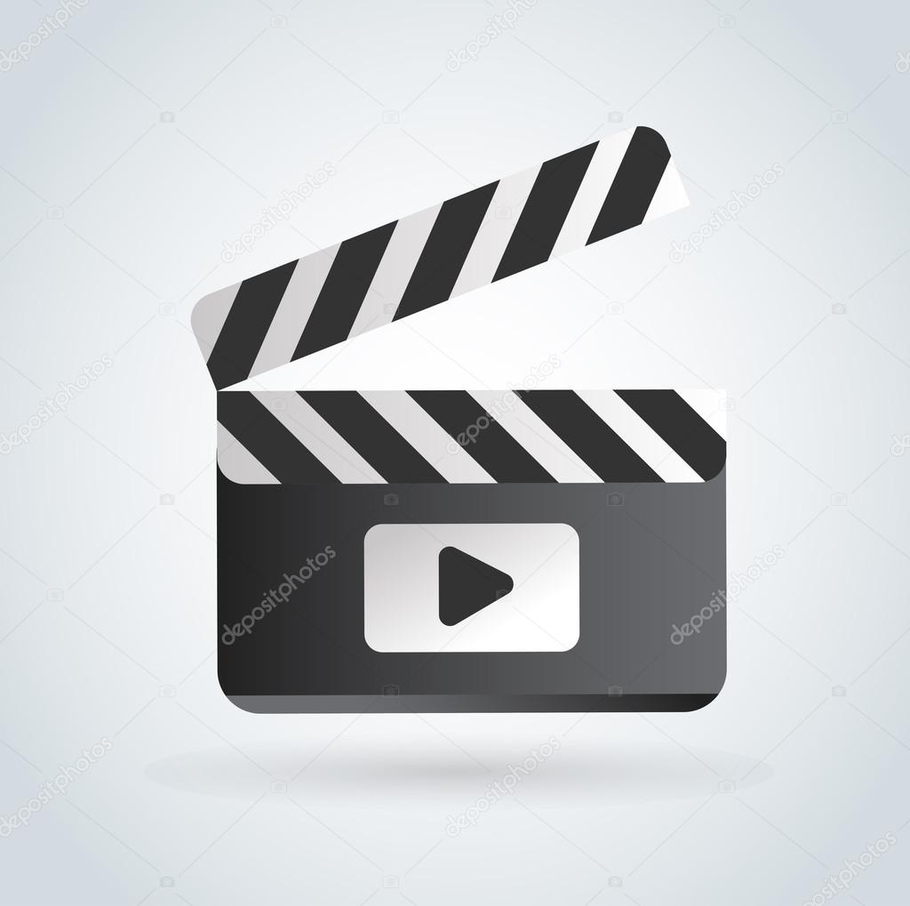 Cinema film clapper board vector illustration icons set. Television icons, TV icons. Movie clapper board icon silhouette isolated. Movie clapboard for scene edition. Film clapboard movie vector icons