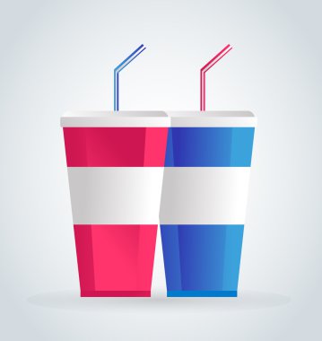 Fast food pack set içecekler