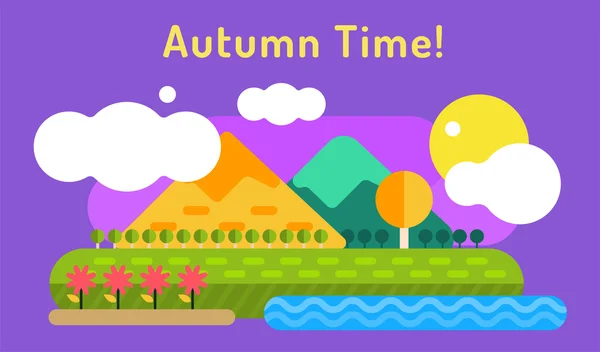 Autumn background illustration — Stock Photo, Image
