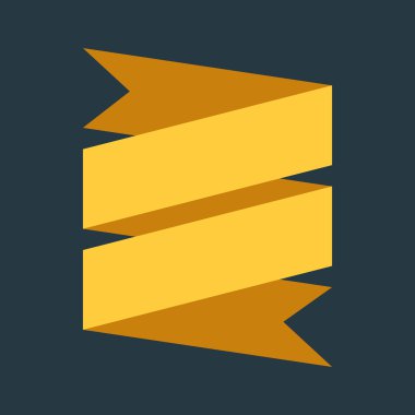 Modern düz tasarım rozet simge