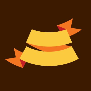 Modern düz tasarım rozet simge