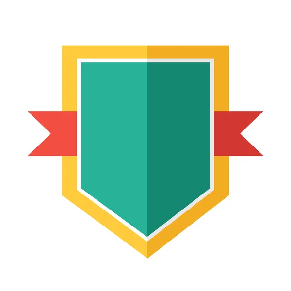 Modern flat design badge icon — Stock Vector