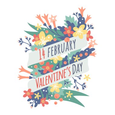 Vintage Sevgililer günü dekorasyon çiçek