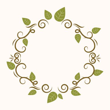 Natural eco organic product label badge vector icon