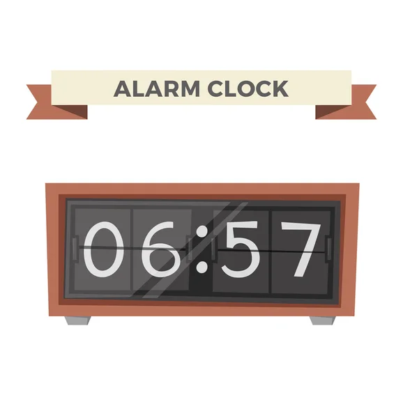 Relógio relógio ícone do vetor de alarme ilustração —  Vetores de Stock