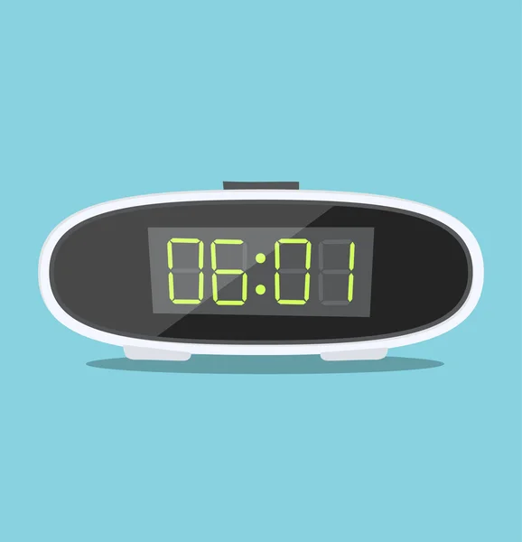 Reloj reloj alarma vector icono ilustración — Vector de stock