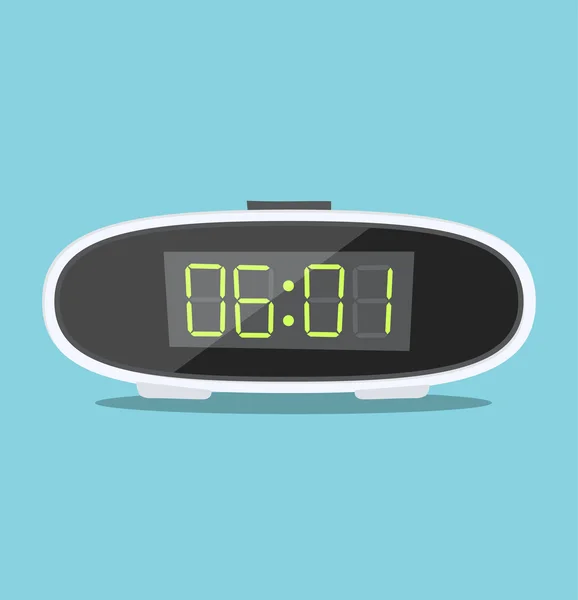 Reloj reloj alarma vector icono ilustración — Archivo Imágenes Vectoriales