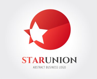 Star logo icon template
