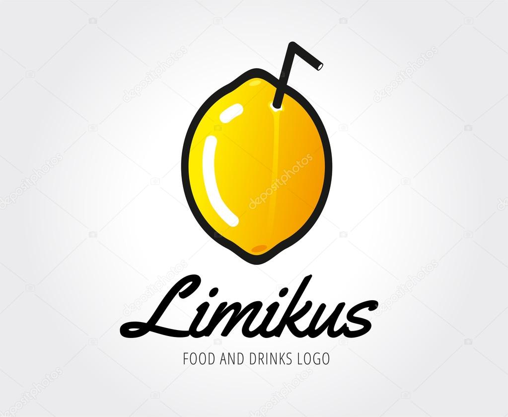 gelbes kuchendesign logos, kalk oder zitronenfruchtscheibe und logo-symbol template-design, Design ideen