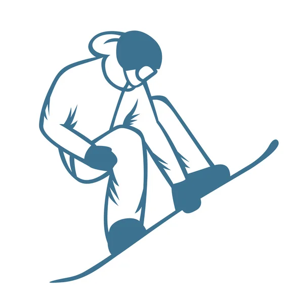 Ski resort logo emblems, labels badges vector elements — Stock Vector