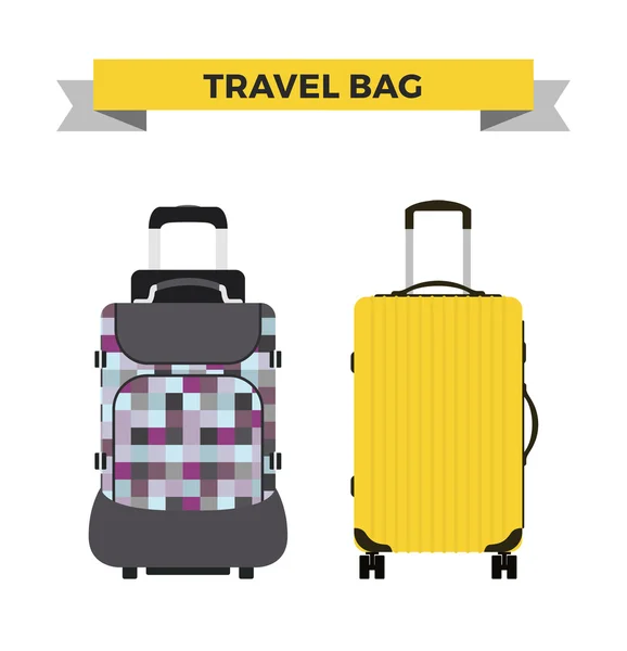 Travel bag vector illustration — Stock Vector