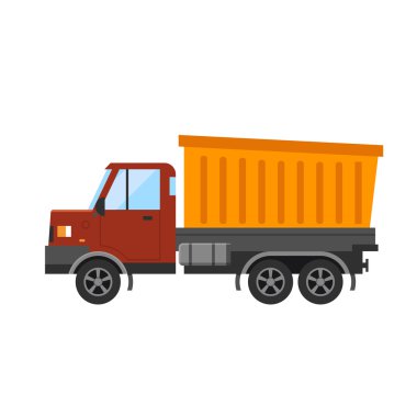 Building under construction tripper truck machine