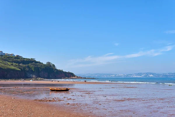 Renkli sahil kulübeleri, Paignton.