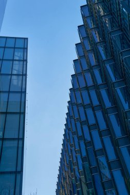 Finans bölgesinde modern ofis binaları