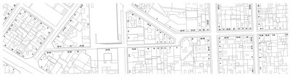 架空地籍地図 — ストックベクタ