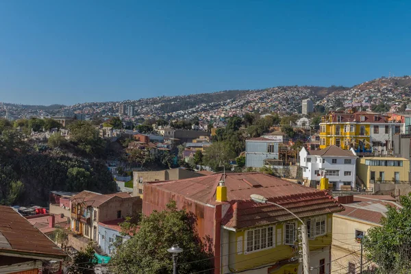 Valparaiso Chile Febrero 2020 Vista Desde Colina Ciudad Concepción Ciudad — Foto de Stock