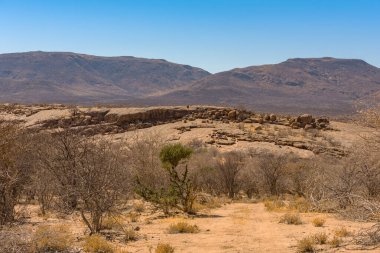 Erongo Dağları, Namibya 'da devasa granit kaya oluşumu