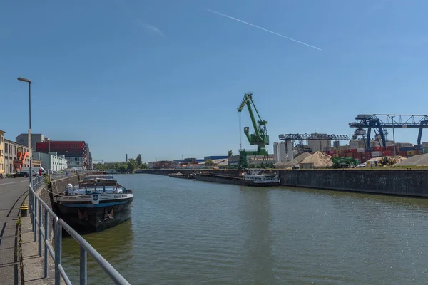 Frankfurt Main Německo Červen 2020 Průmyslové Závody Frankfurtu Nad Mohanem — Stock fotografie