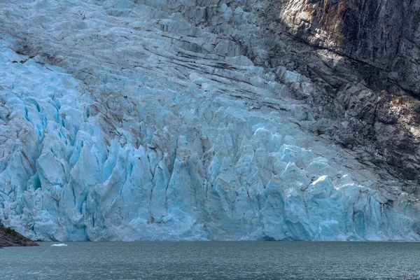 Pohled Ledovec Balmaceda Národním Parku Ohiggins Chile — Stock fotografie