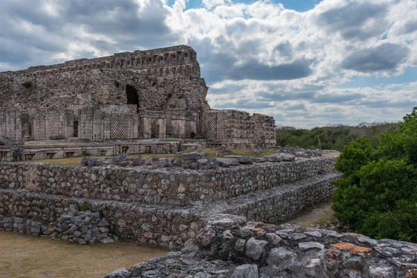 Las Ruinas Antigua Ciudad Maya Kabah Yucatán México — Foto de Stock