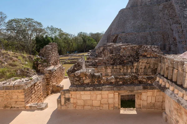 Ruínas Antiga Cidade Maia Uxmal Património Mundial Unesco Yucatan México — Fotografia de Stock