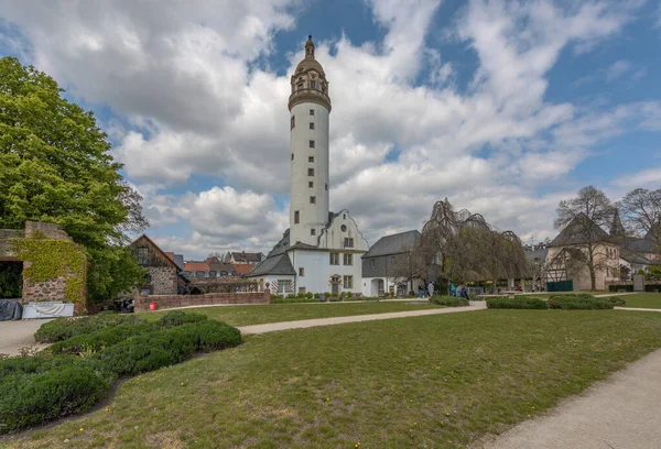 2021年5月2日 ドイツ フランクフルトの中世ホエヒスター城 英語版 — ストック写真