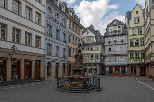 Frankfurt Main Germany May 2021 Houses Reconstructed Old Town Frankfurt — Stock Photo, Image