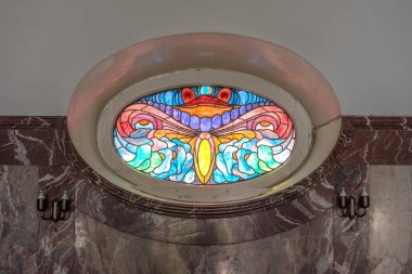 BAD NAUHEIM, ALMANY-HAZİRAN 06, 2017: Tarihi hamam Sprudelhof, Bad Nauheim, Almanya