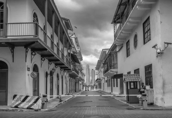 Kleine Straße Der Altstadt Von Panama City Panama — Stockfoto