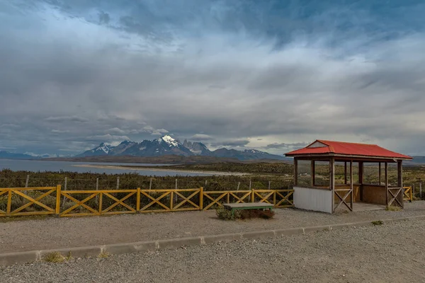 Panorama Parque Nacional Torres Del Paine Patagônia Chile — Fotografia de Stock