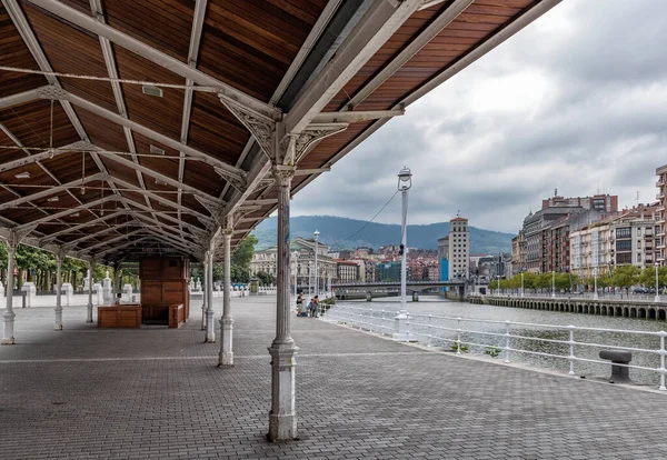Bilbao Španělsko Června 2018 Bilbao Centrum Nervovou Řekou Promenádou Baskicko — Stock fotografie