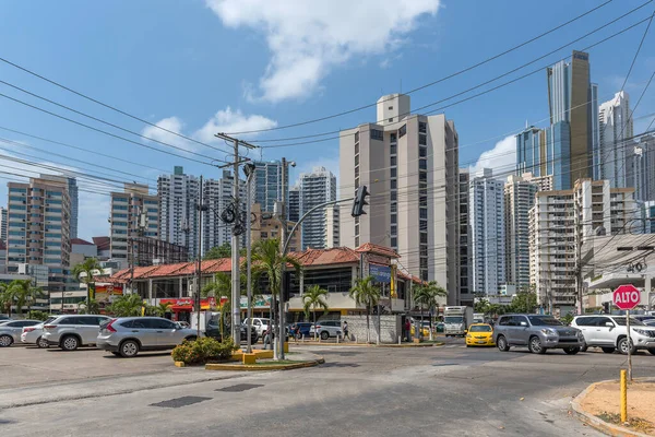 Panama City Panama Luty 2019 Nowoczesne Drapacze Chmur Centrum Panamy — Zdjęcie stockowe