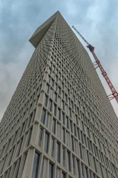 Frankfurt Main Germany August 2021 Construction Site New Skybuilding One — 图库照片