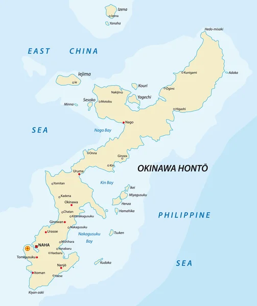 Okinawa Map Outline - Royalty Free Okinawa Islands Clip Art, Vector