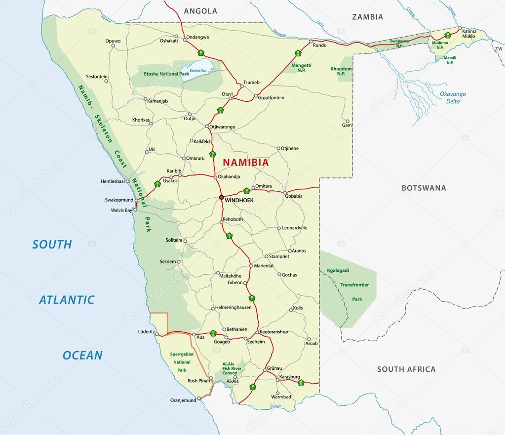 Namibia road map
