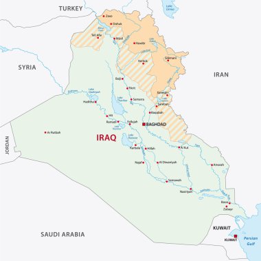Irak Kürdistan Haritası