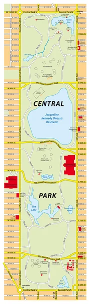 Central Park, Nueva York — Archivo Imágenes Vectoriales