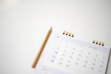 Beyaz ton planlama kavramında bulanık Celendar.