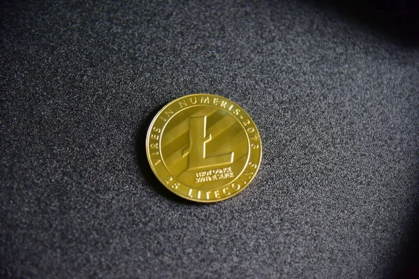 Close Coins Cryptocurrency Market — Stock Photo, Image