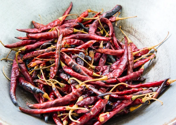 Dried red chilli,Thai food — Stock Photo, Image