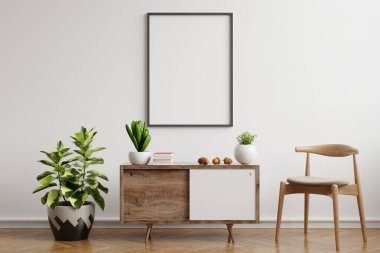 Dolabın içini 3D biçimlendirerek poster çerçevesini düzenle