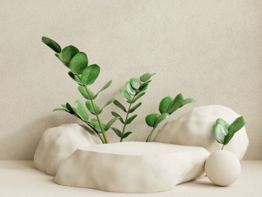 Ürün sunumu için podyum modelleme görüntüsü, 3B görüntüleme