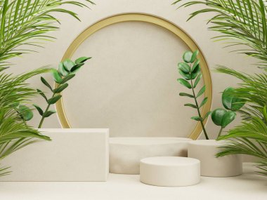 Ürün sunumu için podyum modelleme görüntüsü, 3B görüntüleme