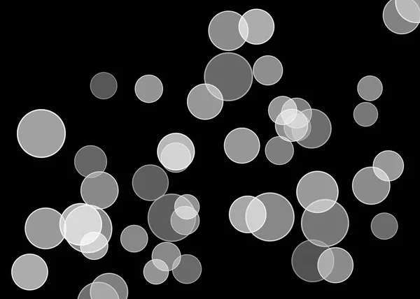 Een Eenvoudige Witte Zwarte Bokeh Abstracte Patroon Achtergrond — Stockfoto